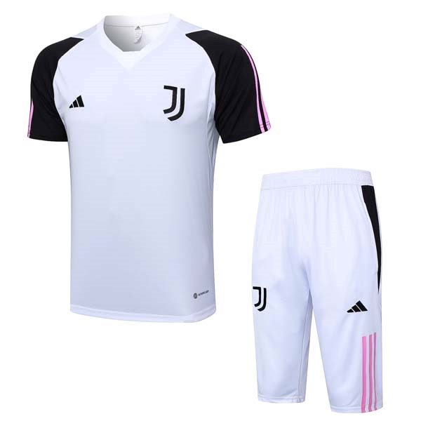 Camiseta Entrenamiento Juventus Conjunto Completo 2023-2024 Blanco